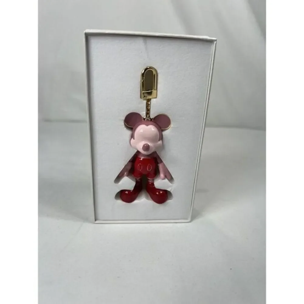 BAUBLEBAR x Disney Mickey Mouse‎ Bag Charm Fob Key Chain Red & Pink Acrylic